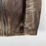 Vintage Hugo Boss Faded Leather Brown Jacket Size 52 Image 3
