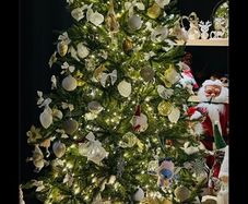 Christmas tree real look ONLY decorations not included
