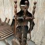 Fireplace tool set ( knight In shining Armour) solid iron Image 2