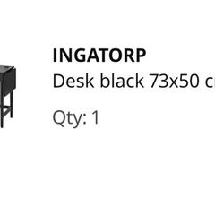 Ikea desk/hall table.
