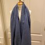 Yaya Women midnight blue cotton linen scarf - new Image 2