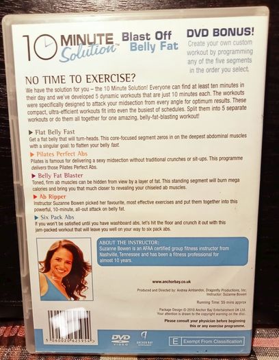 2010. 10 Minute Solution. Blast Off Belly Fat. DVD