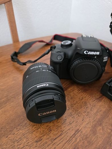 Canon EOS 4000D DSLR 18-55mm Lens with Bag and Accessories