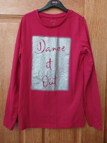 Long sleeve red tee shirt, Age 11-12, by Name It