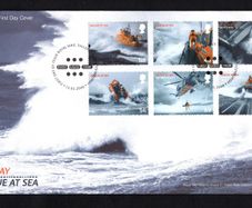 2008 Great Britain The 100th Anniversary of the International Mayday Signal (RNLI) Commemorative Stamps Addressed First Day Cover (FDC).