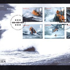 2008 Great Britain The 100th Anniversary of the International Mayday Signal (RNLI) Commemorative Stamps Addressed First Day Cover (FDC).