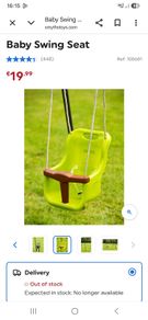 Toddler swing seat from Smyths
