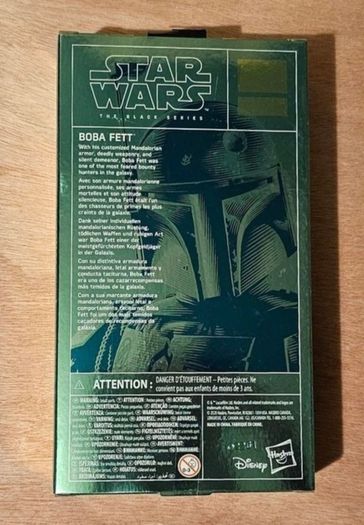 Star Wars Boba Fett Carbonized Edition 6" Scale Black Series New & Unopened