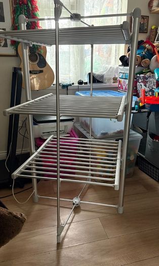 heated clothes airer