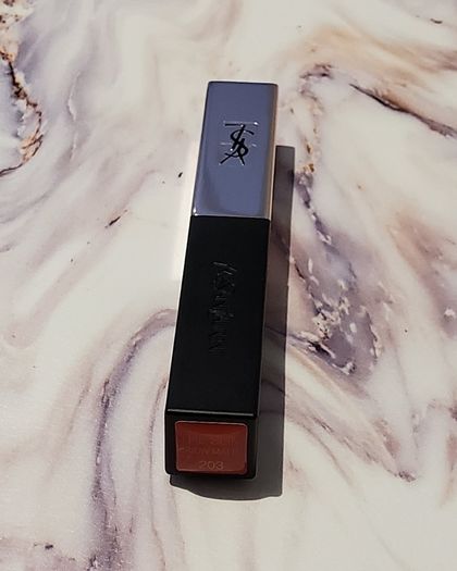 YSL Rouge Pur Couture The Slim Glow Matte Lipstick Tester - 203