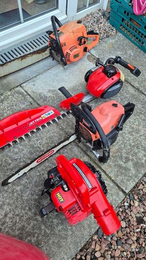 petrol chainsaw leaf blower concrete saw hedge clipper