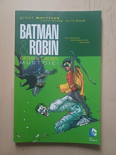 Batman & Robin Must Die (DC Comics Superhero TPB Graphic Novel 2012)
