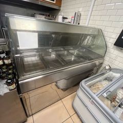 Hot counter section