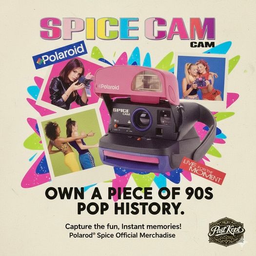 Spice Girls Polaroid Camera - 1997 New Old Stock