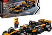 Speed Champions McLaren F1 Team MCL38 Race Car Toy - Model Kit w/a Collectible Formula 1 Driver Minifigure - Gift for 10+ Year Old Boys, Girls and Adult Motorsport Fans - 77251