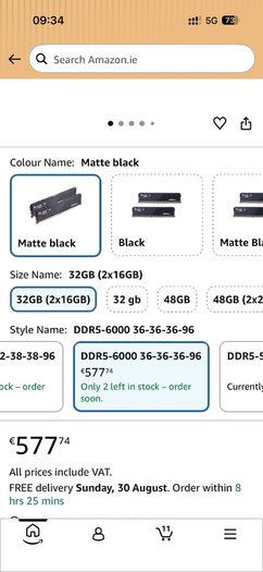 gskill DDR5 ram 6000MT/s