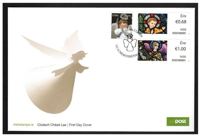 2014 Ireland Christmas Commemorative Stamps An Post First Day Cover (FDC)