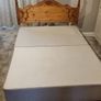 Double Wooden Headboard and Interlinking Base Image 2