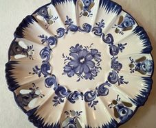 Portuguese Vestal Alcobaca Pottery Plate