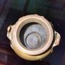 An Antique Japanese Meiji Period Brass And Copper Miniature Vase Image 6