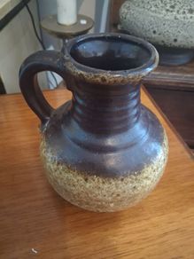 W.German retro handled Vase