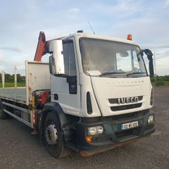 Iveco  180E (auto)  18 ton.  Palfinger crane lorry