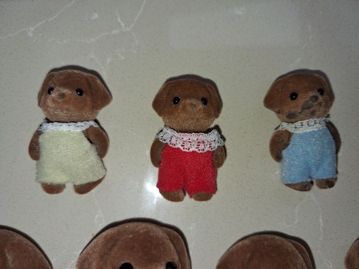 Sylvanian families chocolate labrador family set