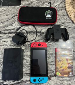Nintendo Switch 2 with Rayman game controller attachment dock protective case