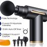 4 Heads Massage Gun Deep Tissue Handheld Percussion Muscle Percussion Massager Image 4