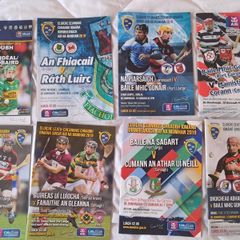 Munster Club Hurling Programmes x 8