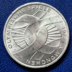 1972 Silver Germany 10 Deutsche Mark Olympic Games in Munich