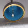 Vintage Chinese Cloisonne  Small Brass Bell with floral pattern Image 4