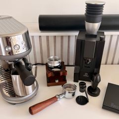 Sage Bambino, coffee grinder bundle.