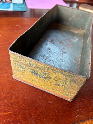 Antique tin box