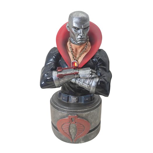 GI Joe Destro Mini Resin Bust Palisades Hasbro 15cm