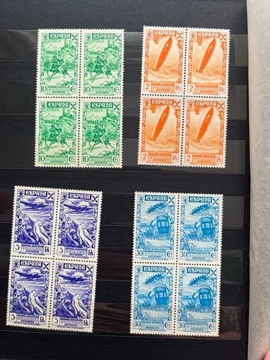 SPAIN Colonies album with stamps
