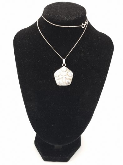 Inner Compas Protection Talisman Sterling Silver Necklace