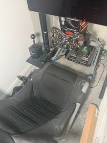 Asetek and moza complete SIM Racing setup.