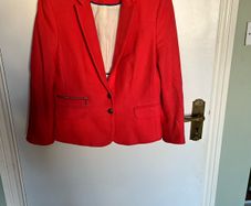 Zara Coral blazer - size large (size 10)