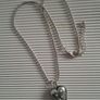 NECKLACE - Silvertone  - Heart - Pendant Image 5