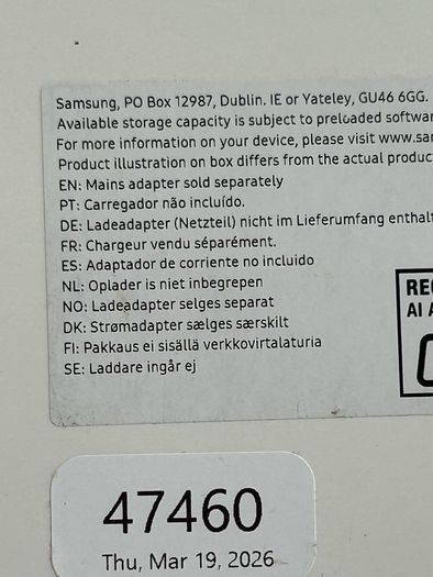 Samsung A11 tablet 64gb