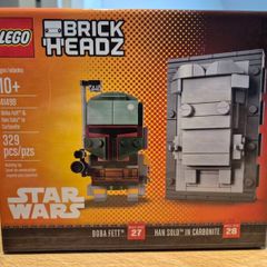 Lego 41498 BrickHeadz Star Wars Boba Fett and Han Solo in Carbonite