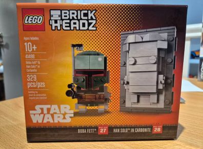 Lego 41498 BrickHeadz Star Wars Boba Fett and Han Solo in Carbonite