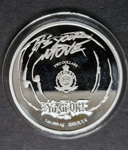 Niue: Yu-Gi-Oh! Game Flip - 25th Anniversary 1 oz Silver 2023 Coin