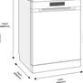 SAMSUNG Series 6 DW60M6050FS Full-size Dishwasher - Stainless Steel Image 3