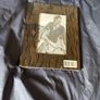 8" x 4" Wooden Photo frame. Image 2