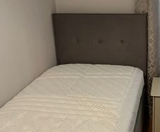 Casey's single bed, mattress & headboard