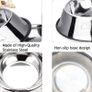 2 Stainless Steel Dog Bowls, Dog Feeding Bowls, Dog Plate Bowls With Non-slip Rubber Bases,Small Pet Feeder Bowls And Water Bowls (FREE POSTAGE) Image 4