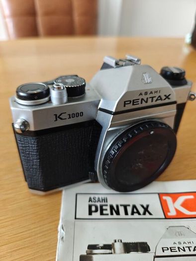 Pentax K1000 35mm SLR Film Camera + SMC Pentax-M 50mm f/1.7 Lens | Manual Included