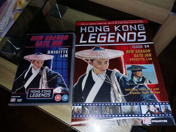 collection of Hong Kong Legend DVDs and magazine